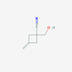 1-(Hydroxymethyl)-3-methylenecyclobutanecarbonitrile