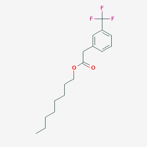 B8587313 Octyl [3-(trifluoromethyl)phenyl]acetate CAS No. 89863-80-9