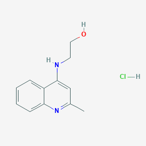 molecular formula C12H15ClN2O B8587356 2-(2-Methyl-quinolin-4-ylamino)-ethanol 