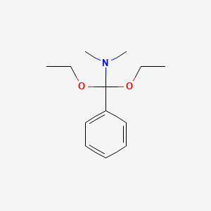 molecular formula C13H21NO2 B8587402 N,N-dimethylbenzamide diethyl acetal 