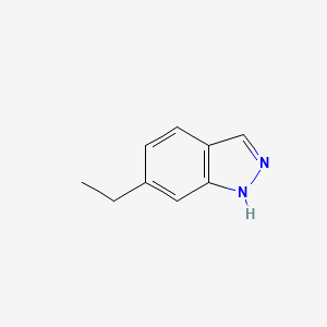 molecular formula C9H10N2 B8587418 6-ethyl-1H-indazole 