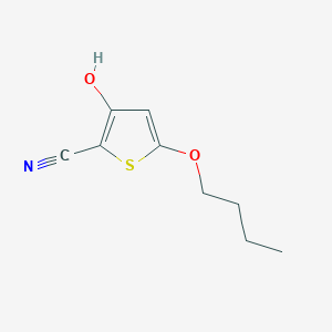 5-Butoxy-3-hydroxythiophene-2-carbonitrile