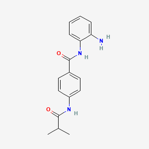 N-(2-Aminophenyl)-4-(2-methylpropanamido)benzamide