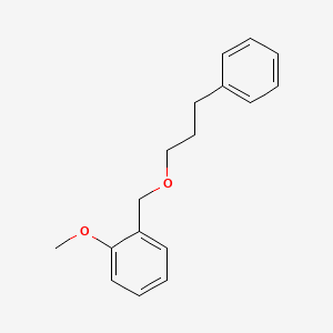 molecular formula C17H20O2 B8587486 1-Methoxy-2-[(3-phenylpropoxy)methyl]benzene CAS No. 163015-51-8