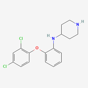 N-[2-(2,4-Dichlorophenoxy)phenyl]piperidin-4-amine