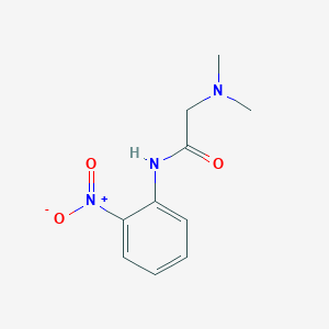 molecular formula C10H13N3O3 B8587496 N-(2-nitrophenyl)-2-dimethylaminoacetamide 