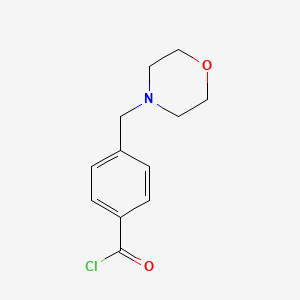 molecular formula C12H14ClNO2 B8587537 4-Morpholin-4-ylmethyl-benzoyl chloride 