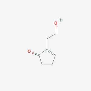 B8587545 2-(2-Hydroxyethyl)cyclopent-2-en-1-one CAS No. 52418-94-7