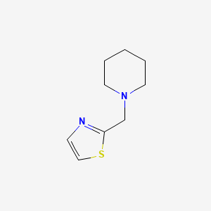 molecular formula C9H14N2S B8587588 1-Thiazol-2-ylmethylpiperidine 