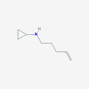 molecular formula C8H15N B8587674 N-(pent-4-enyl)cyclopropanamine 