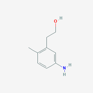 molecular formula C9H13NO B8587689 2-(5-Amino-2-methylphenyl)ethanol 