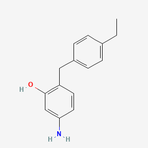 5-Amino-2-(4-ethylbenzyl)phenol