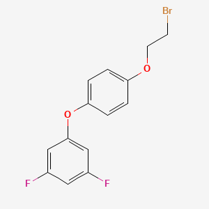1-[4-(2-Bromoethoxy)phenoxy]-3,5-difluorobenzene
