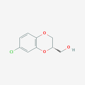 (S)-7-chloro-1,4-benzodioxan-2-ylmethanol