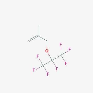 B8588031 3-[(1,1,1,2,3,3,3-Heptafluoropropan-2-yl)oxy]-2-methylprop-1-ene CAS No. 38471-83-9