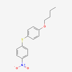 molecular formula C16H17NO3S B8588076 4-(4-Butoxyphenyl)thio-1-nitrobenzene CAS No. 62248-47-9