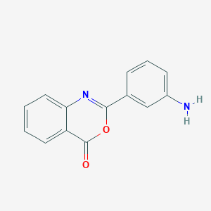 molecular formula C14H10N2O2 B8588174 2-(3-Aminophenyl)-4H-3,1-benzoxazin-4-one CAS No. 60498-32-0