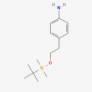 4-[2-[tert-butyl(dimethyl)silyl]oxyethyl]aniline