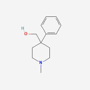 molecular formula C13H19NO B8588212 4-Piperidinemethanol, 1-methyl-4-phenyl- CAS No. 4220-10-4