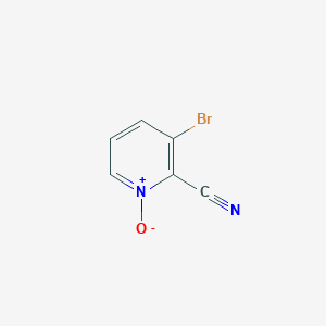 3-Bromo-2-cyanopyridine 1-oxide