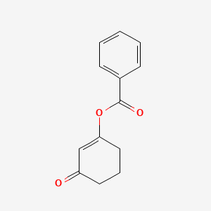 molecular formula C13H12O3 B8588225 (3-Oxocyclohexen-1-yl) benzoate CAS No. 66049-39-6