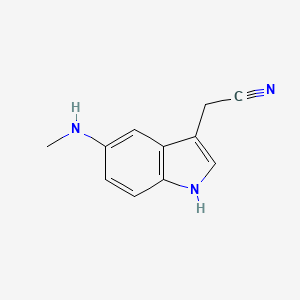 5-(methylamino)-1H-indole-3-acetonitrile