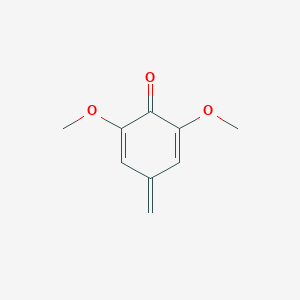 molecular formula C9H10O3 B8588289 2,6-Dimethoxy-4-methylidenecyclohexa-2,5-dien-1-one CAS No. 55182-50-8