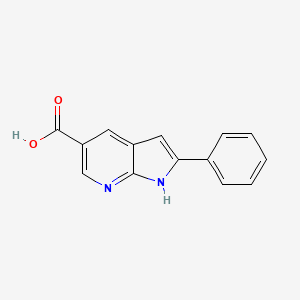 2-phenyl-1H-pyrrolo[2,3-b]pyridine-5-carboxylic acid