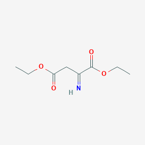 molecular formula C8H13NO4 B8588375 Diethyl 2-iminobutanedioate CAS No. 52604-04-3