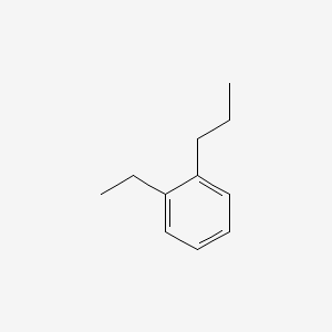 molecular formula C11H16 B8588384 Benzene, 1-ethyl-2-propyl- CAS No. 16021-20-8