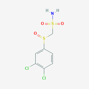 B8588432 Methanesulfonamide, 1-[(3,4-dichlorophenyl)sulfinyl]- CAS No. 55116-61-5