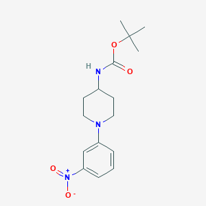 tert-butyl N-[1-(3-nitrophenyl)piperidin-4-yl]carbamate