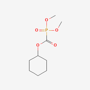 Phosphinecarboxylic acid, dimethoxy-, cyclohexyl ester, oxide