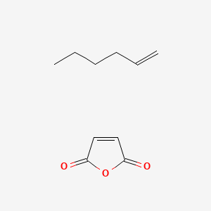molecular formula C10H14O3 B8588584 Maleic anhydride 1-hexene CAS No. 58877-69-3