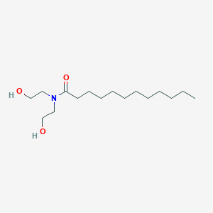 molecular formula C16H33NO3 B085886 N,N-二(2-羟乙基)十二烷酰胺 CAS No. 120-40-1