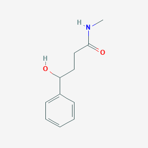 molecular formula C11H15NO2 B8588679 4-hydroxy-N-methyl-4-phenyl-butyramide 