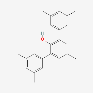 molecular formula C23H24O B8588709 4-Methyl-2,6-bis(3',5'-dimethylphenyl)phenol CAS No. 918151-50-5
