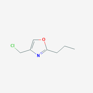 molecular formula C7H10ClNO B8588728 4-Chloromethyl-2-propyloxazole CAS No. 103788-63-2