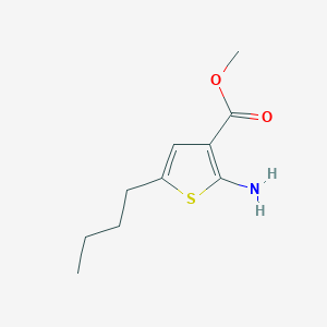 2-Amino-5-butyl-3-thiophenecarboxylic acid, methyl ester