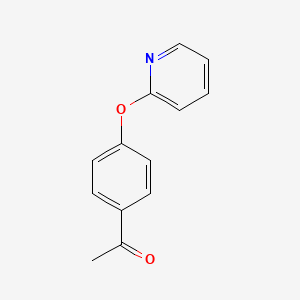 1-{4-[(Pyridin-2-yl)oxy]phenyl}ethan-1-one