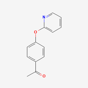 B8588791 1-{4-[(Pyridin-2-yl)oxy]phenyl}ethan-1-one CAS No. 122399-89-7