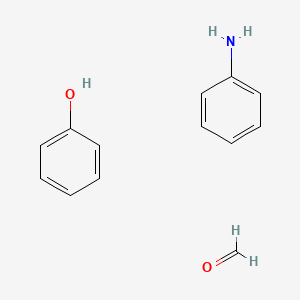 molecular formula C13H15NO2 B8588804 Phenol-Formaldehyde Aniline CAS No. 24937-74-4