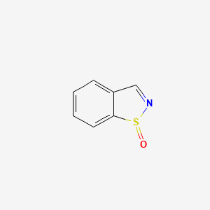 molecular formula C7H5NOS B8588856 1H-1lambda~4~,2-Benzothiazol-1-one CAS No. 851309-27-8