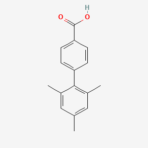 molecular formula C16H16O2 B8588857 4-(2,4,6-Trimethylphenyl)benzoic acid CAS No. 66818-63-1