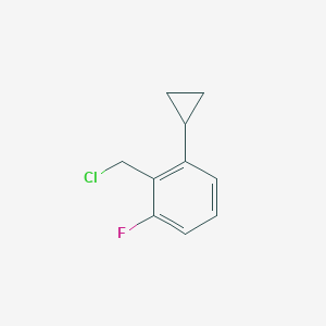 2-Chloromethyl-1-cyclopropyl-3-fluorobenzene