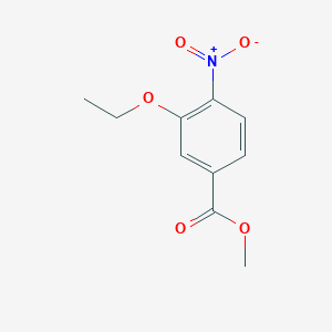 molecular formula C10H11NO5 B8588951 Methyl 3-ethoxy-4-nitrobenzoate 