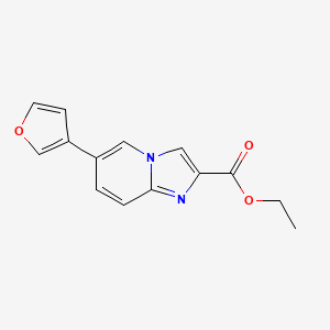 Ethyl 6-(furan-3-yl)imidazo[1,2-a]pyridine-2-carboxylate