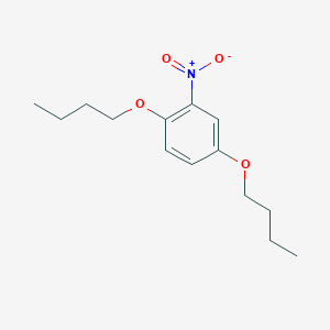 molecular formula C14H21NO4 B085890 1,4-二丁氧基-2-硝基苯 CAS No. 135-15-9
