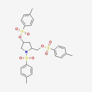 1-(4-Toluenesulfonyl)-2-(4-toluenesulfonyloxymethyl)-4-(4-toluenesulfonyloxy)-pyrrolidine