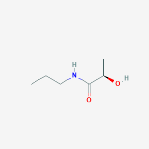 molecular formula C6H13NO2 B8589110 (2R)-2-Hydroxy-N-propylpropanamide 